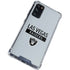 NFL Las Vegas Raiders Silver Performance Series Galaxy S20 FE Clear Case